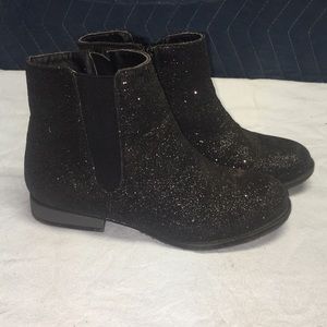 Sparkly Black Boots